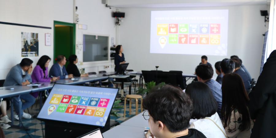 Welcoming the Korean delegation of the Culture, Sport and Tourism Committee of the Gyeonggido Assembly 